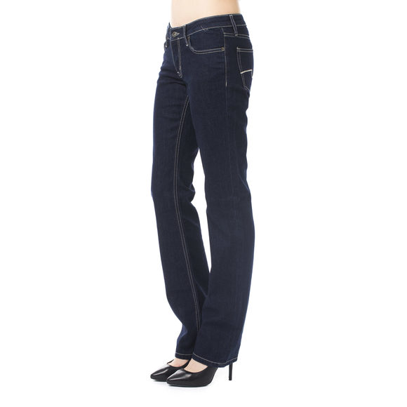 Ungaro Fever Blue Cotton Jeans & Pant - Picture 2 of 3